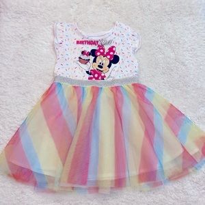 Disney Minnie Mouse Birthday Dress 3T